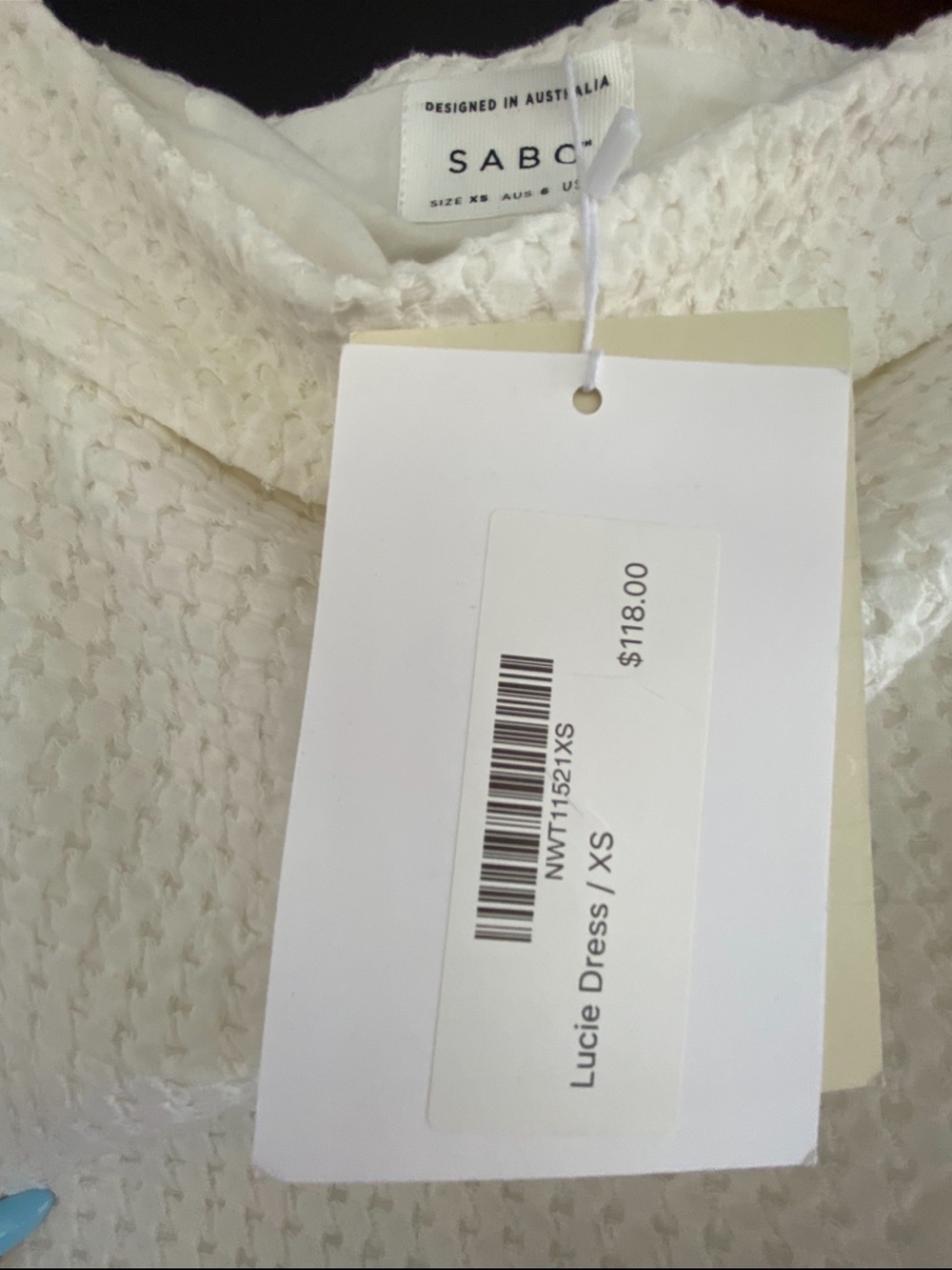 SABO Textured Strapless Midi Dress with Side Slits - Picture 8 of 9